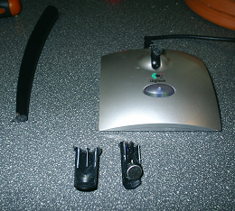 Logictech USB microphone in pieces